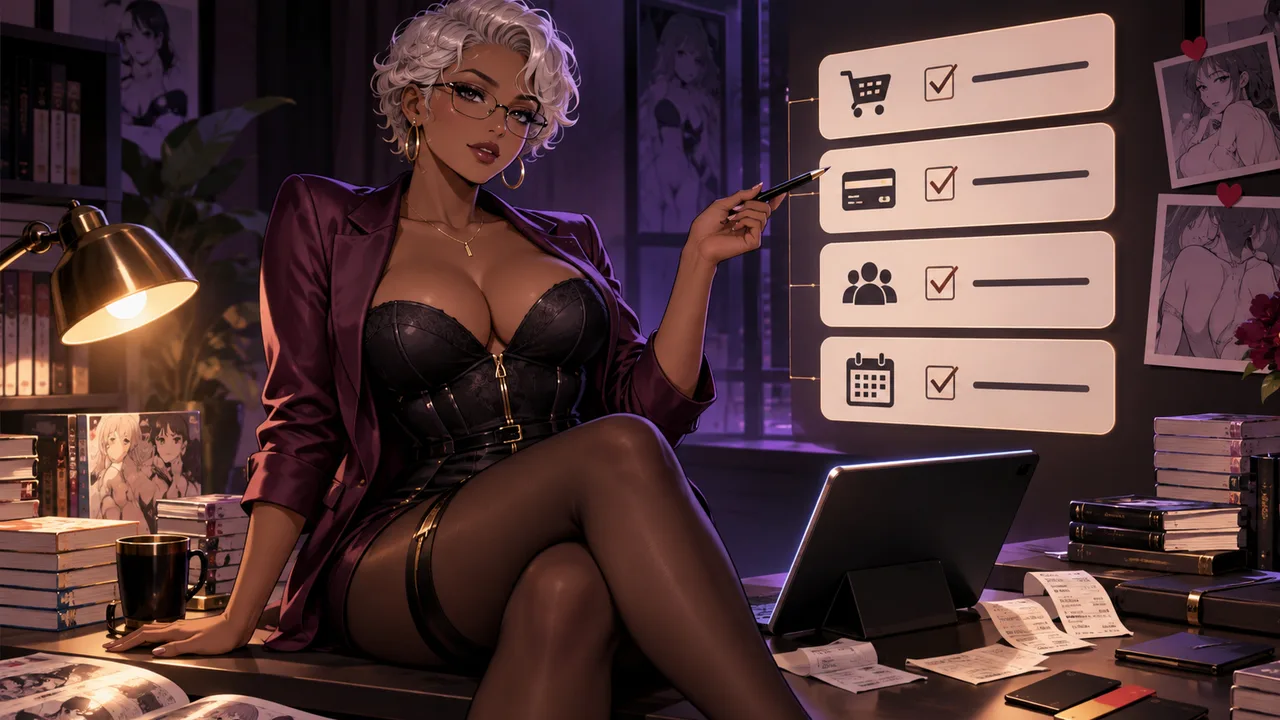Original MurasakiHub checklist analyst avatar reviewing FAKKU access and billing questions