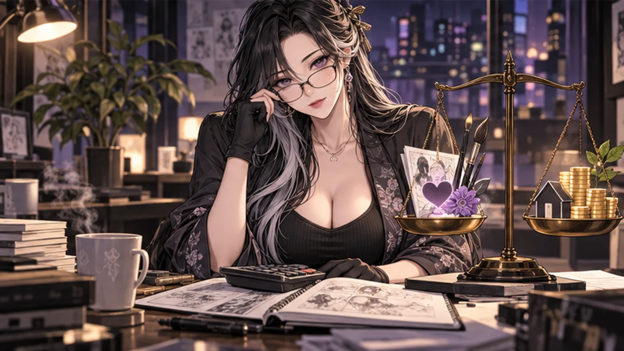 Original manga artist salary guide avatar balancing passion, sustainability, commissions, and savings
