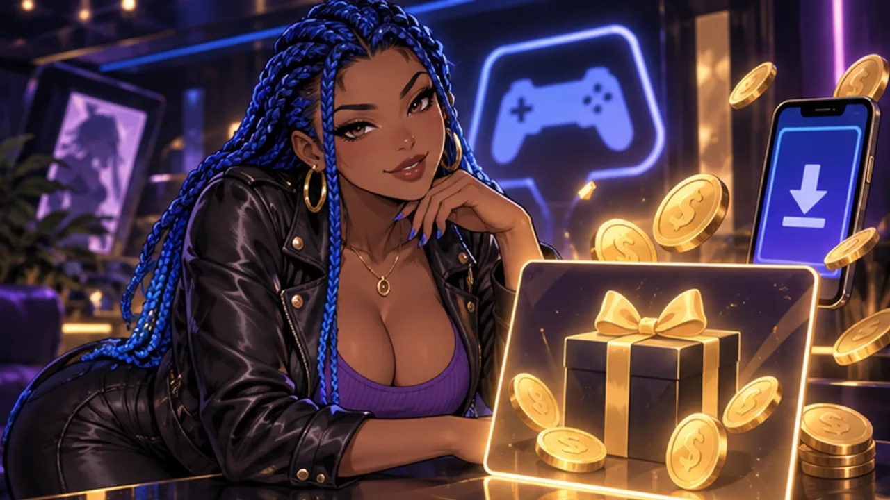 Original Nutaku review avatar pointing to free-start bonus and account access