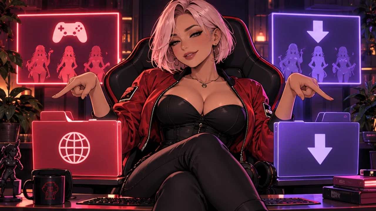 Original Nutaku vs DLsite comparison avatar delivering the final recommendation for each user type